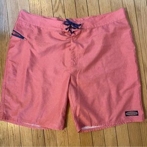 Vineyard Vines Board Shorts men’s 42 Pink Swim Shorts 9” Drawstring Surf Preppy